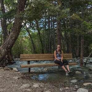 Hike to Zapata Creek in Zapata Falls Recreation Area (a 3.5 mile drive up a rough road).