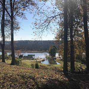 View of the river