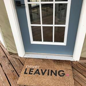 This mat says it al!