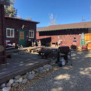 Great graveled area outside