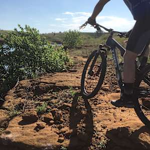 Lots of fun elevation changes and great mountain biking terrain. Ever changing scenery!