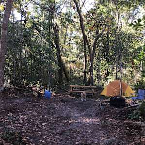 Entrance to site from drive