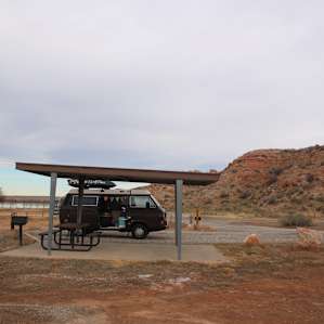 The inner sites, all pretty open to the rest of the campground.