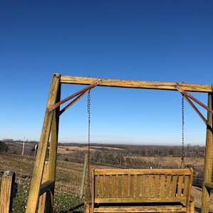 View from the swing near campsite
