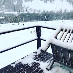The prettiest snowfall