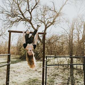 The entry gate doubles as jungle-gym for those that are flexible enough!