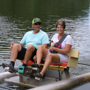 Beautiful lake in which to canoe or paddle boat.