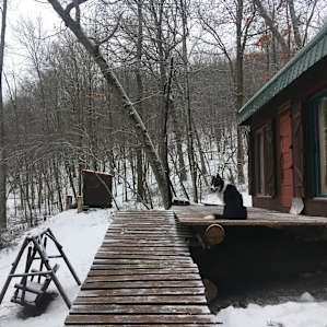 This cabin was perfect for the winter months, very warm and cozy