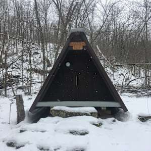 The Wooden Tent site near by