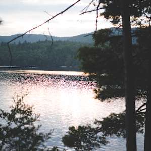Evening view.