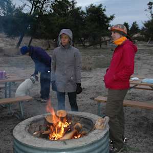 April in Ludington can be COLD.
