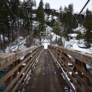 The suspension bridge