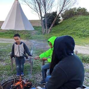 Teepee on family farm