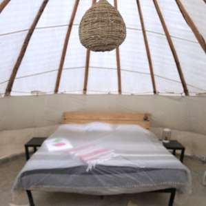 inside the tipi