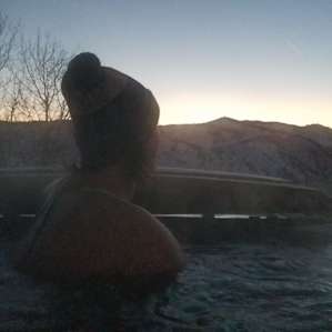 Hot tub with a view!