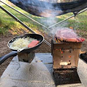 Tent Camping in the wild