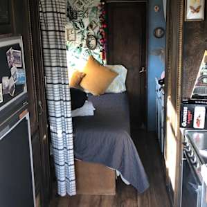 Inside the trailer