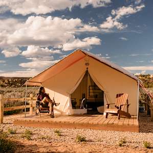 Seriously, I've wanted to stay in a fancy camp like this for so very long. Every bit as cool as I imagined!