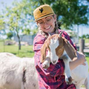 Your host Lucile is so sweet and friendly! She has such a heart for her animals and you can see her love for them just shine.