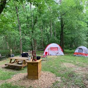 Camping at Pea Ridge