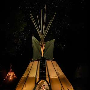 #1 Native Am. Hummingbird Teepee