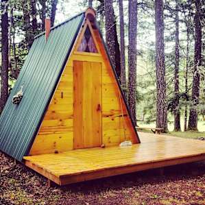 Sun Tiny A-Frame Cabin