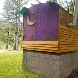 Sun Tiny A-Frame Cabin