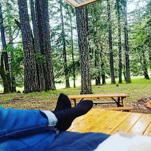 Sun Tiny A-Frame Cabin