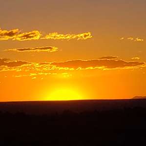 Looking west from the campsite.
