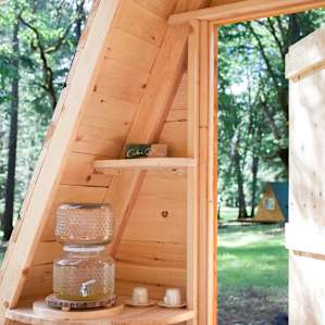A-frame amenities