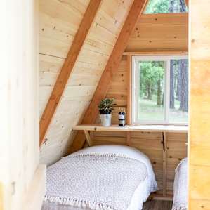 Inside the A-Frame