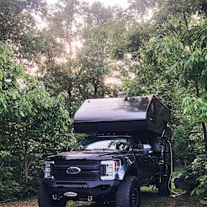 Tucked in at the actual site.