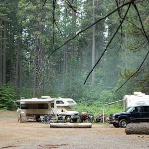 Large open area for horse trailers, RV campers and OHV