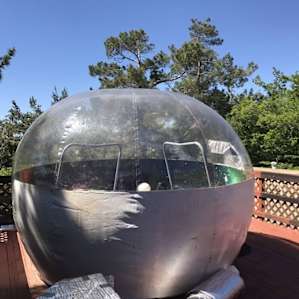 Awesome Bubble Tent Under The Sky!