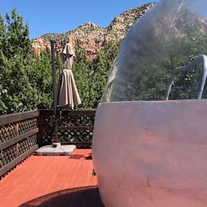 Awesome Bubble Tent Under The Sky!