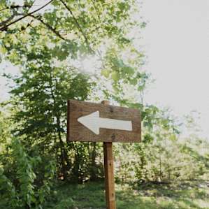 Signs will direction you right from the road to your campsite.