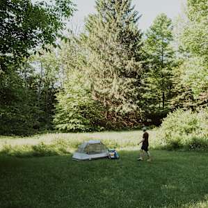 Big open spaces to pitch your tent.