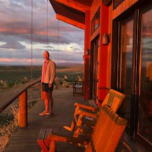 Sunrise on the front porch