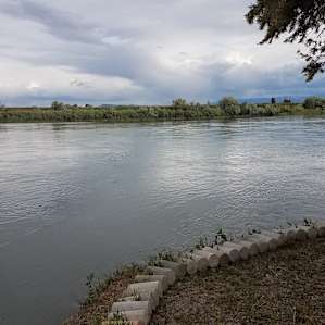 View from private river access