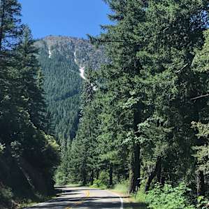 nearby mountains