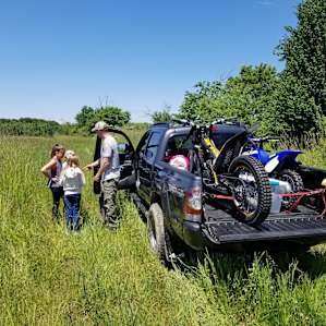 Arriving at the campground