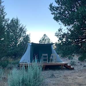 Canvas Cabin at Rainshadow Organics