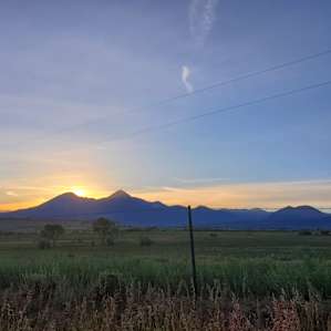 tent camping with amazing views