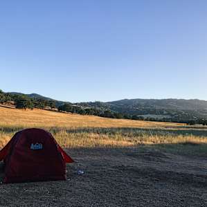 Our campsite.