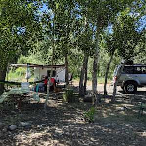 The RV campsite.