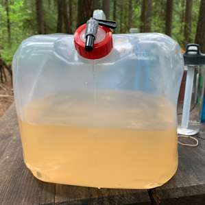 Water from potable water pump