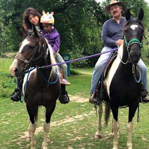 Horseback riding at the Bar UK