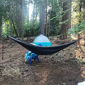 Camp in the forest