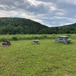 The Coy Mountain Camp site