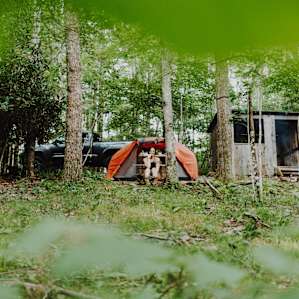 View of our campsite.